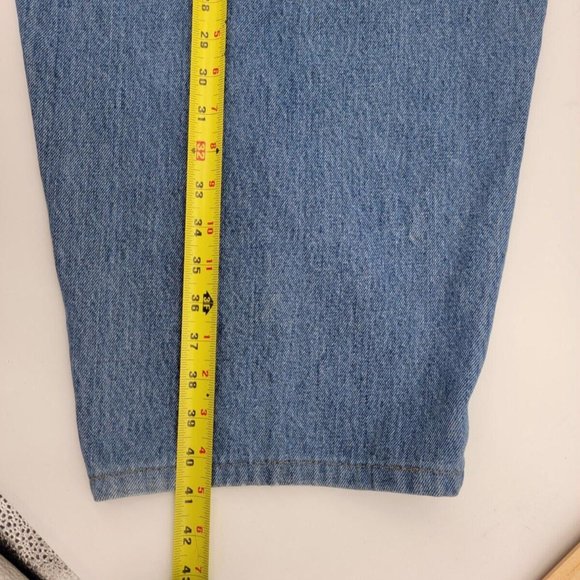 Levi's 560 Men's Comfort Fit Denim Blue Jeans 54x30 (25 high rise short Relaxed - Picture 11 of 11